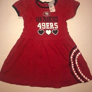 49ers NFL kids dress